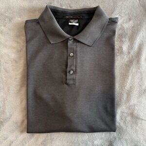 Nike Tiger Woods Collection Golf Polo Shirt Mens‎ XL Gray Striped